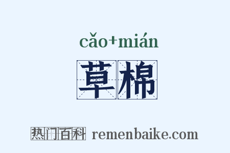 草棉是什么意思的图片